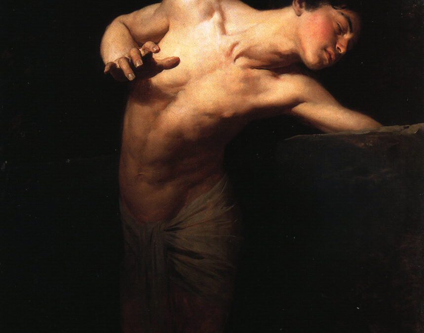 Gyula Benczur, Narciso, 1881, Galleria Nazionale Ungherese, Budapest