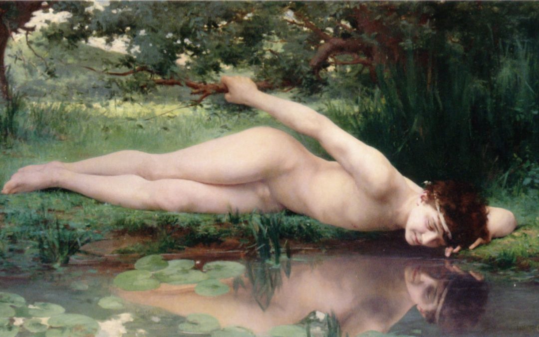Jules-Cyrille Cave╠ü, Narciso, 1890, Collezione privata